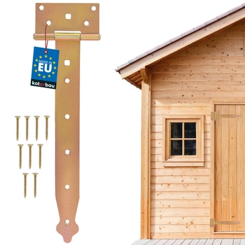 Zawias altanowy budowlany żółty 300 mm