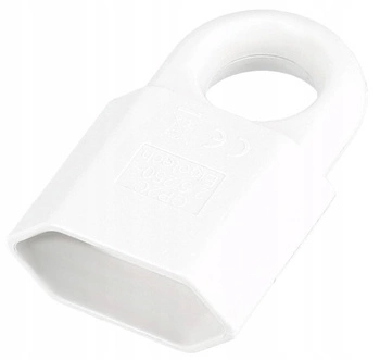 Gniazdo przenośne z uchwytem rozbieralne b/u - Kolor biały
