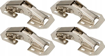 Zawias meblowy puszkowy 105 mm do szafek - 4 szt.