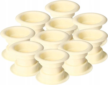 Tuleja do drzwi tulejka drzwiowa wentylacyjna - 10 szt. - Kolor wanilia