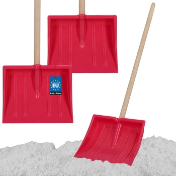 Łopaty do śniegu dla dzieci różowe zestaw 2 szt