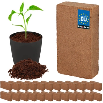 Brykiet kokosowy do uprawy roślin 7 l zestaw 24 szt.