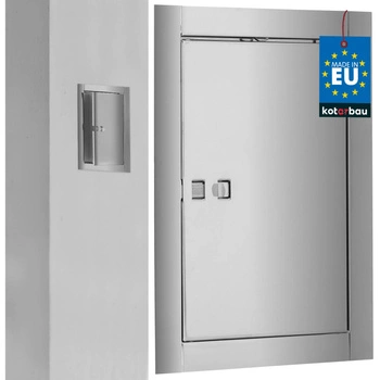 Drzwiczki kominowe 13x21cm rewizyjne nierdzewne