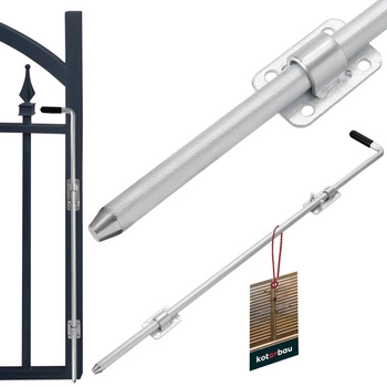 Zasuwa do bramy drzwi ocynkowana 80 cm