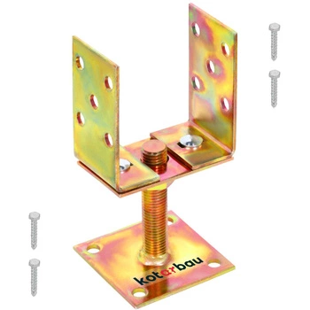Podstawa słupa przykręcana u 80-120 mm wspornik kotwa na stopce