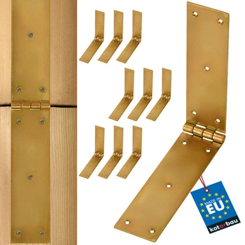 Zawias pasowy splatany do skrzyń szafek mebli 350x50 mm zestaw 10 szt.