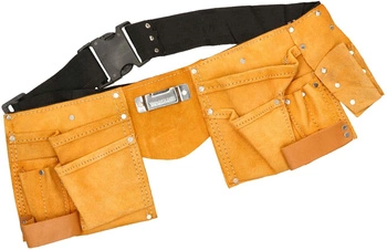 Pas monterski narzędziowy dekarski budowlany skóra