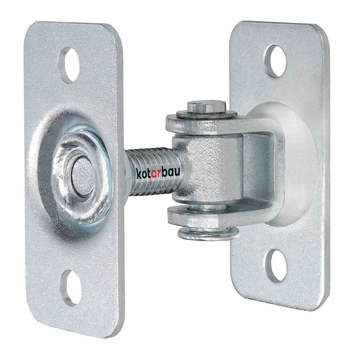 Zawias dwustronny m12 regulowany płytka bram furtek