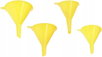 Zestaw 4x lejek uniwersalny wody oleju paliwa auta