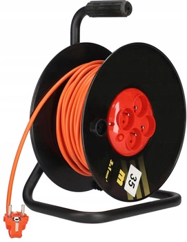 Przedłużacz bębnowy z uziemieniem 35 m