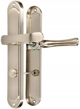 Klamka drzwiowa 72mm długi szyld do drzwi wc