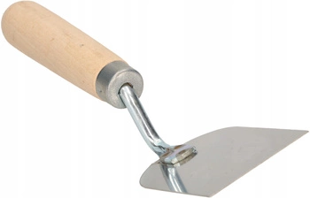 Nierdzewna kielnia podkówka sztukatorska 80 mm