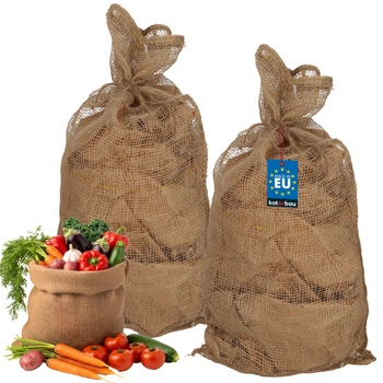 Worki jutowe na odpady owoce warzywa - 2 szt.