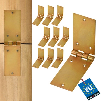 Zawias pasowy splatany do skrzyń szafek mebli 200x50 mm zestaw 10 szt.