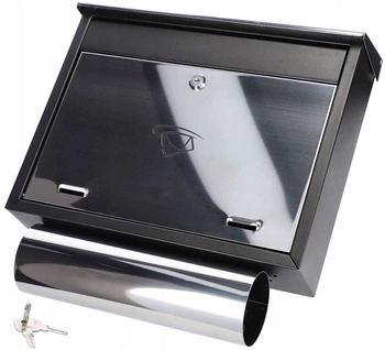 Skrzynka pocztowa stalowa 40cm tuba listy gazety