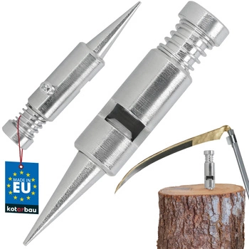 Babka do klepania kosy ze sprężyną ręczna stalowa 14 cm