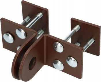 Wrzeciądz garażowy zamknięcie drzwi bram 50mm stalowy