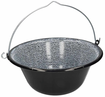 Kociołek żeliwny garnek 10l kocioł myśliwski ognisko