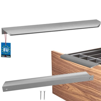 Uchwyt meblowy aluminium srebrny 256/276 mm