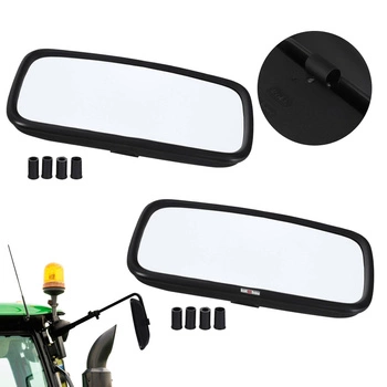 Lusterko zewnętrzne uniwersalne do ciągnika maszyn 36,5x19 cm zestaw 2 szt.