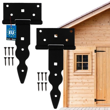 Zawias altanowy do drzwi okiennic altan t 150 mm zestaw 2 szt.