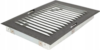 Kratka wentylacyjna stali nierdzewnej kominowa 14x21cm - Kolor antracyt