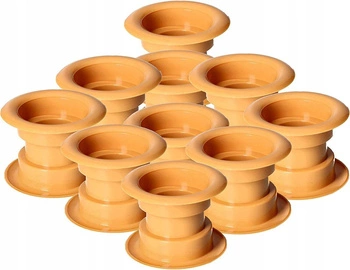 Tuleja do drzwi tulejka drzwiowa wentylacyjna - 10 szt. - Kolor buk