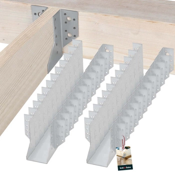 Wieszak belki drewnianej ciesielski krokwiowy 70x125 mm zestaw 25 szt.