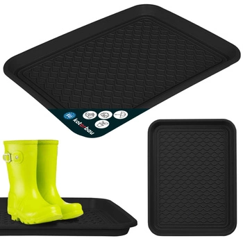 Ociekacz na buty plastikowy 38x50 cm - Kolor czarny