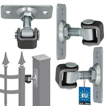 Zawias regulowany przykręcany m12 zestaw 2 szt.