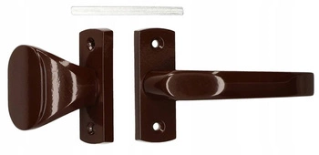 Klamko pochwyt drzwiowy krótki szyld furtki bramki