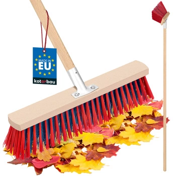 Zamiatacz ulicówka miotła szczotka zmiotka 43 cm z trzonem