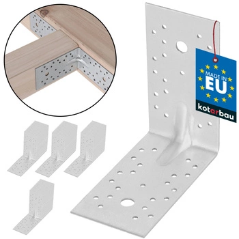 Kątownik łącznik ciesielski 150x150x80 - 50 szt.