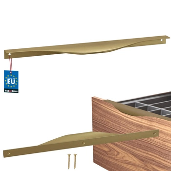 Uchwyt meblowy aluminium złoty mat 320/340 mm