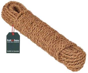 Sznurek kokosowy naturalny 25m linka włókno drapak