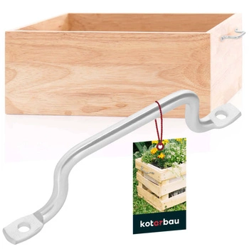 Uchwyt skrzyniowy ocynkowany 160 mm