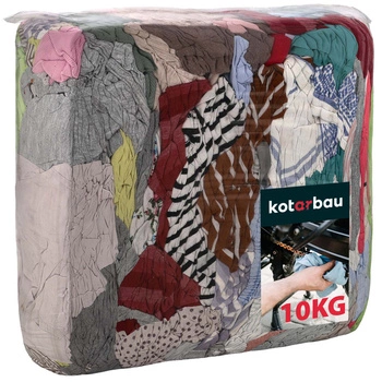 Czyściwo flanela bawełniane do warsztatu przemysłowe 10 kg