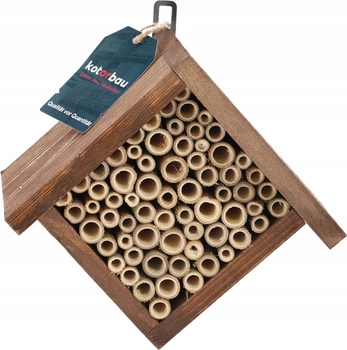 Dom domek dla owadów pszczół karmnik budka lęgowa