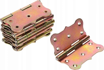 Zawias uniwersalny do drzwi ozdobny 80x80mm 25szt