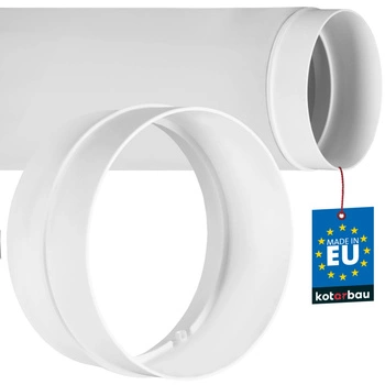 Łącznik kanałów wentylacyjnych okrągły 125 złączka