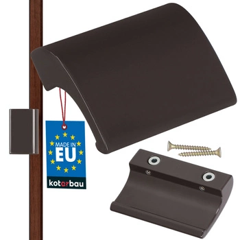 Pochwyt balkonowy palacza do drzwi okna - Kolor ciemnobrązowy