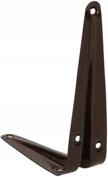 Kątownik pod półkę wspornik podpórka 10x7,5 brąz