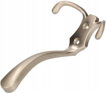 Wieszak ścienny ubraniowy pajączek meblowy mosiądz