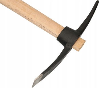 Kilof 1,5 dwuramienny górniczy hartowany z trzonem