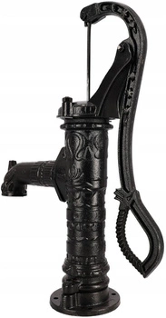 Pompa ręczna ogrodowa abisynka do wody żeliwna abisyńska - Kolor czarny