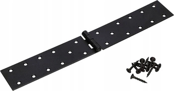 Zawias budowlany splatany skrzyniowy czarny 300x45 mm