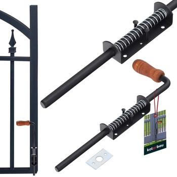 Zasuwa sprężynowa garażowa do furtki bram drzwi