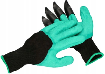 Rękawice rękawiczki ogrodowe pazury pazurki ogrodu