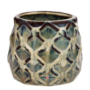 Doniczka ceramiczna ananas fi 90 mm