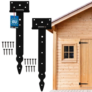 Zawias altanowy do drzwi okiennic altan t 300 mm zestaw 2 szt.